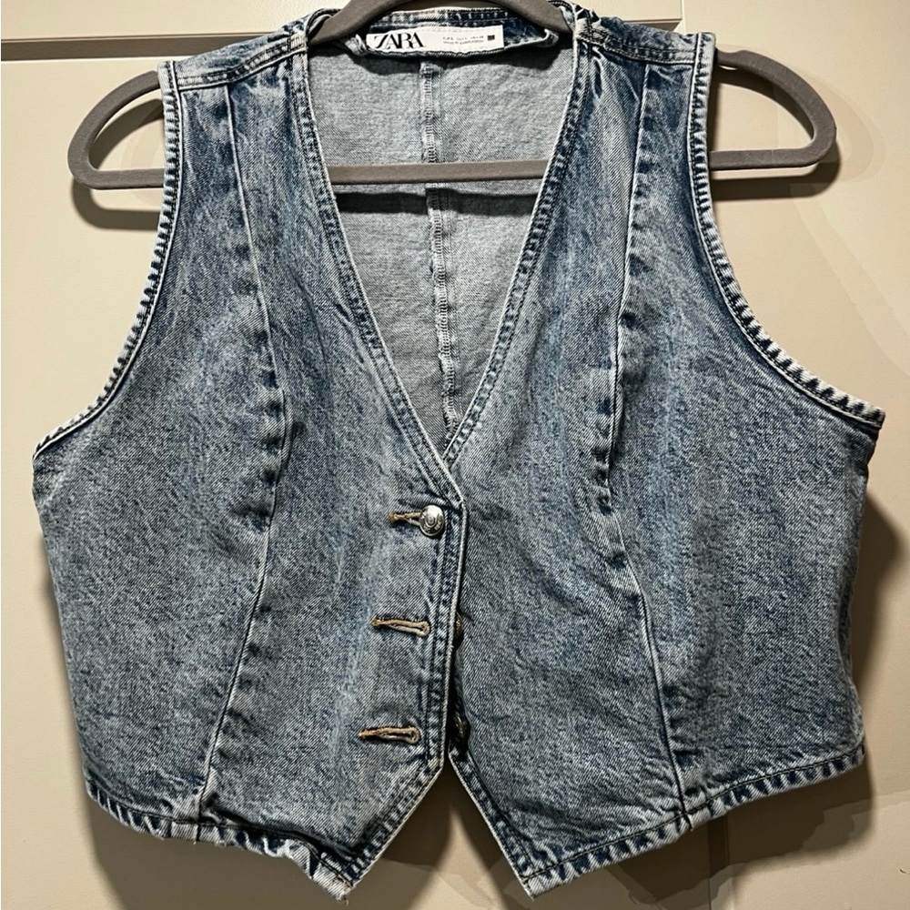 Zara Light Blue Denim Jacket
